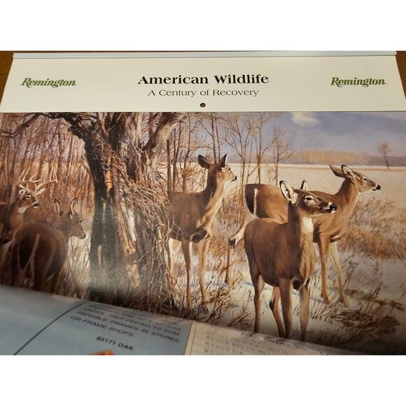 1999 Vintage Remington Calendar Wildlife and Hunting Memorabilia - Picture 5 of 8